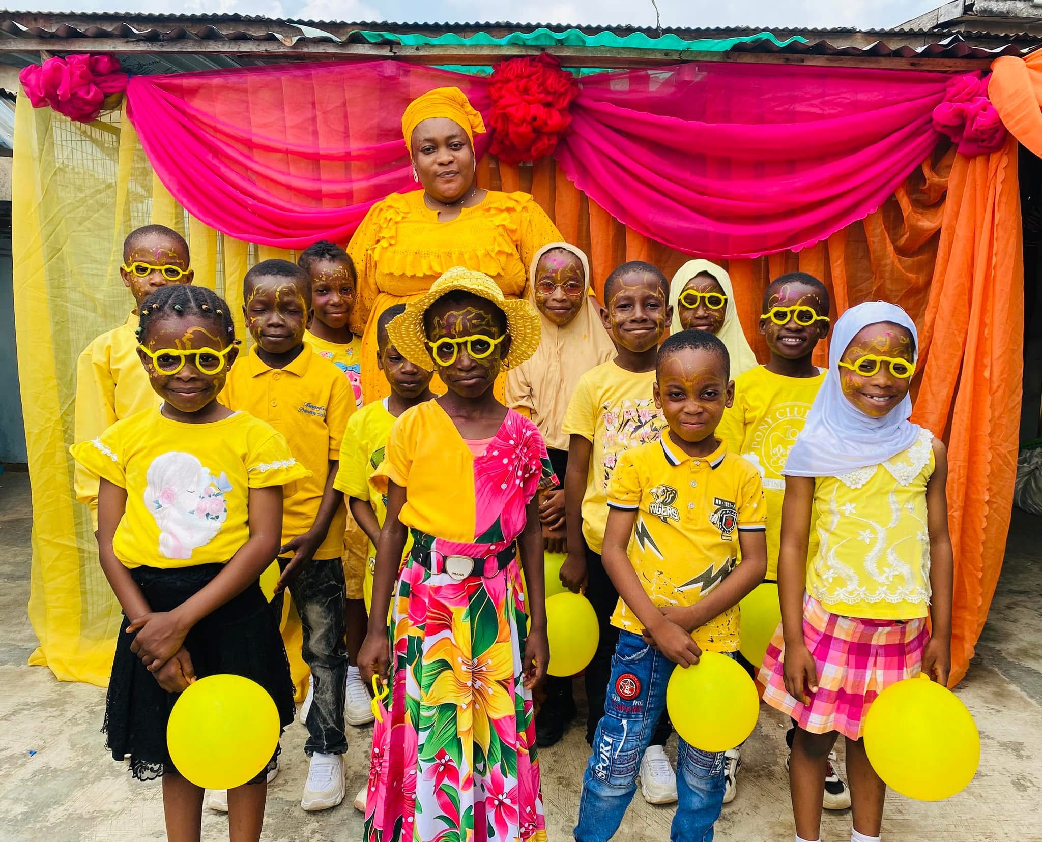 Children during Colours Day